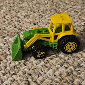 1991 Hot Wheels Green Yellow Tractor